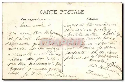 Marseille — Fontaine Cantini, Amphitrite — LR — Verso