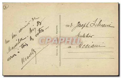 Marsiglia - Fontana Cantini, Il Torrente - R.V. 62 — Verso