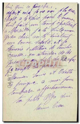 Marseille — Place Castellane — Fontaine Jules Cantini — J.F. — Verso
