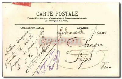 Marseille — Samenstelling van het Paleis van Longchamp — LL. — Achterkant