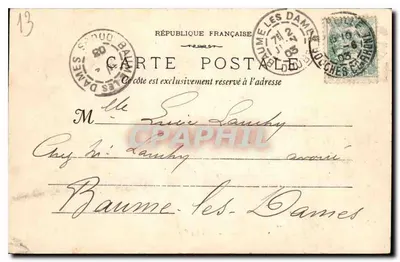 Marseille — La Corniche — Fototypia E. Laroue, 19, rue Tholbanieu — n°21 — Rewers
