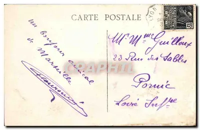 Marseille — Fort Saint Jean i Katedra — wydawca Phocéen — Rewers