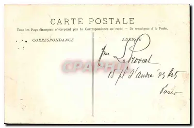 Marseille - O Forte Saint-Jean — editor: P. Laubin, n° 57 — Verso