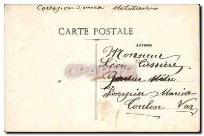 Marseille - Zamek If — wydawca nie widoczny — Rewers