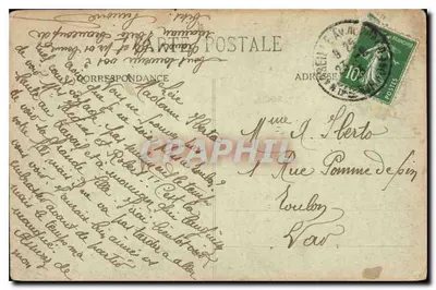 Marseille - La Passe du Vieux-Port - E. L. — Rewers