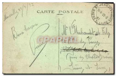 Marseille — Pałac Longchamp — A.T. — Rewers