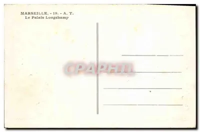 Pałac Longchamp — Marsylia — A.T. — Rewers
