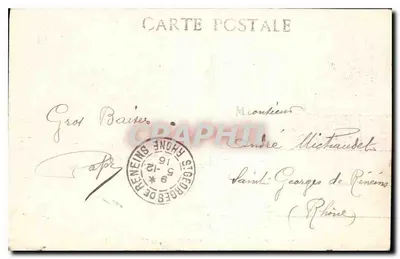 MARSEILLE — Courrier sortant de la Johette — I.P. n°25 — Rewers
