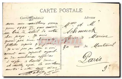 Marselha — Castelo do Pharo — Editor não visível, número de série ilegível — Verso