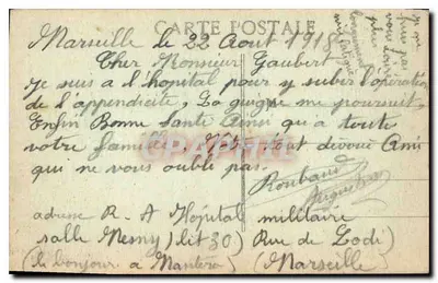 Marseille - Fontaine Cantini - Z Z. — Rewers