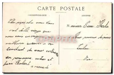 Marseille - N.-D. de la Garde - Oude weg van de Oratorien en de Processies — Speciale uitgave van het Klooster — Achterkant