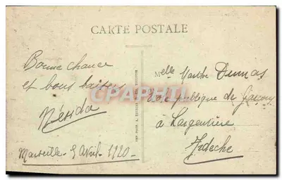 Marseille — La Porte d'Aix — Wydawca Floréal, n°38 — Rewers