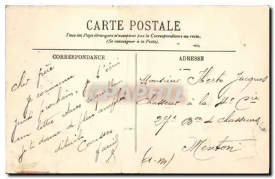 Marseille — Katedra Reformowanych — LL. — Rewers