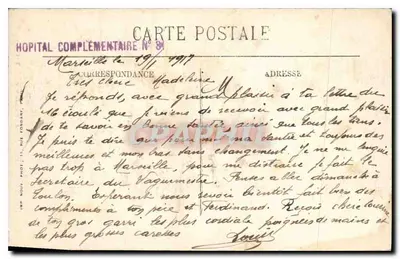 Marseille — Nossa Senhora da Guarda — editor X X, n° 25 — Verso