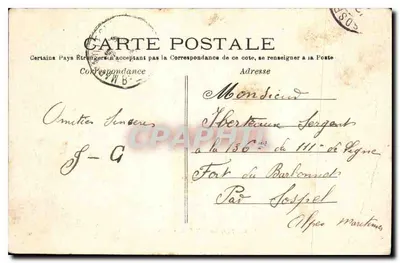 Marsiglia — Via Le Prado — Edizione Giletta fot. Nizza — Verso