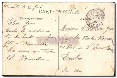 Ascensores de N.D. de la Garde — Marselha — Edição das Novas Galerias — Verso