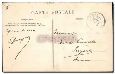 Châteaudun — Fontanna i Plac — TAILLEUR EPICIERE, VANNIER ARMURIER — Rewers