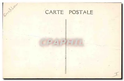 Stara pocztówka Zamek w Chateaudun — Wschodnie zbocza — Rewers