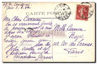 Châteaudun - Zamek - Schody honorowe (XVI wiek) - Imp. L ausselat, Châteaudun — Rewers