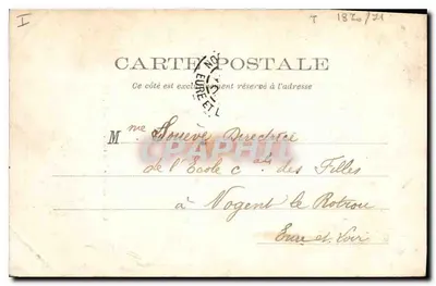 Châteaudun - Pomnik Obrony — rzeźba Obrony — wydawca J. Lemoine, nr 24 — Rewers