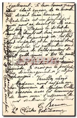 Chartres — Kościół św. Aignana — Ch. Fonognili, wyd., Orenx — Rewers