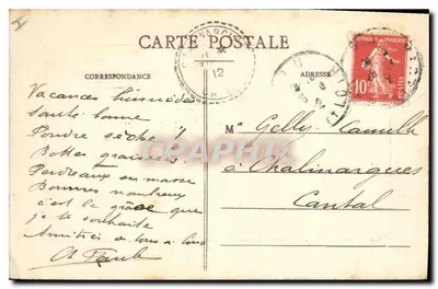 Maintenon (Eure-et-Loir) — Uma Aile do Castelo — P.D. n°3613 — Verso