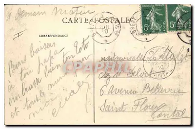 Castillo de Maintenon — Lado Norte — Ch. Foucault, editor, Dreux — Reverso