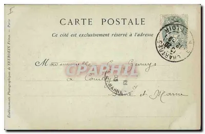 Castillo de Maintenon — Fachada Septentrional — Colecciones ND Phot — Reverso