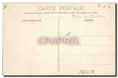 Anet - O Portal do Castelo, visto da Cour — Cl. Fonçais, editor, Dijon, n°26 — Verso