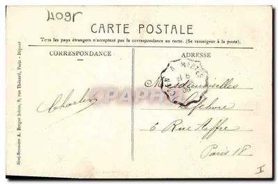 Anet — Graf van Diane de Poitiers — Uitgave Faivret, Anet — Achterkant