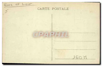 Castelo de Anet — Henri II construiu este castelo para Diane de Poitiers em 1547, e encarregou Philibert Delorme dessa construção — G. Fournault, editor, Dreux — Verso