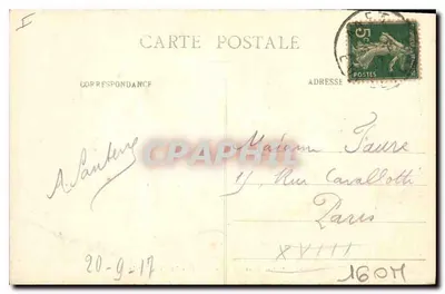 Anet (E-et-L) - O Castelo - Portal de Entrada — Ch. Foucault, editor, Dreux, n°39 — Verso