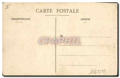 Stara pocztówka Anet E i L Portal Zamku — Rewers