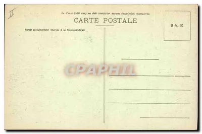 Castillo de ANET (E.-et-L.) — Vista tomada desde los foso — Editor: A. Béguin, n° 10 — Reverso