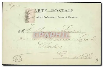Anet — Castelo de Diane de Poitiers, Século XVI — B. Debeaure, Coleções ND. Fotografia — Verso