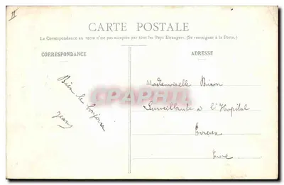 Anet - Het Portaal van het Kasteel gezien vanaf de Hof — Ch. Foucault, uitg., Dreux — Achterkant