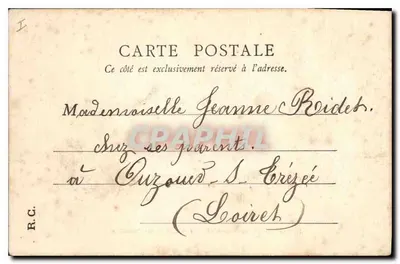 Beaume-les-Messieurs (Jura) — As Três Cascadas — R. Chapois, editor A. Lony-le-Saunier — Verso