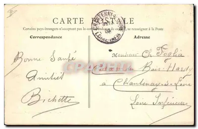 Baume-les-Messieurs (Jura) — Acima do Abismo — B. F., Paris 277 — Verso
