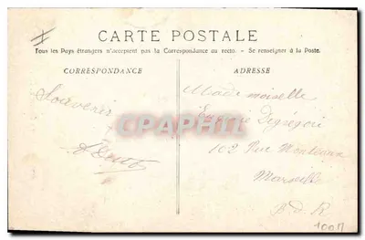 Gémenos - Cascade de Flore — Phototypie R. Laboureur, Marseille, n°3176 — Verso