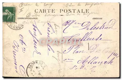 Gémenos - Dal van Sint Pons - Waterval van de Tompines — Uitgever: Phiselle, n°20 — Achterkant