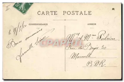 GÉMÉNOS - SAINT-PONS — Waterval van de Brug — Rose Roure, uitgave Marseille, n° 192 — Achterkant