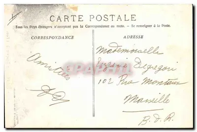 Gémenos - De Tompines bij St-Pons — Fotoarchief E. Lacombe, Marseille, n°3412 — Achterkant