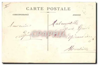 GÉMENOS - Vallée de St-Pons - Cascade des Tompines — Éditeur F.T.A. n°20 — Verso