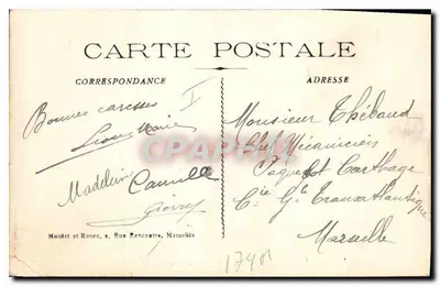 Géménos - Saint-Pons - A Fonte — vista da fonte — editor Moulet et Roux, n° 191 — Verso