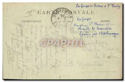Gémenos - Vale de St-Pons - O Lago — Ida, editor — Verso