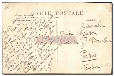 Gémenos - Vale de St-Pons — Cachoeira de Blanche de Simiane — Editor não visível, n° de série 8 — Verso