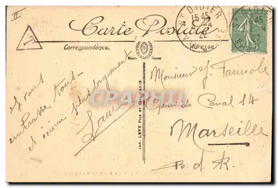 Villeneuve-lès-Avignon — O Forte de São André — LL n°39 — Verso