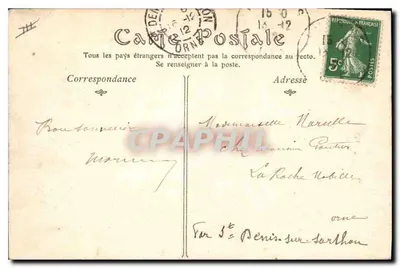 Villeneuve-lès-Avignon (Gard) — Cartuja del Val-de-Bénédition, Puerta Monumental (siglo XVII) — Prevot — Avignon — Reverso