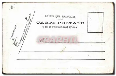 Mulhouse — Caserne et son factionnaire. Éditeur : Mulhouse. — Verso