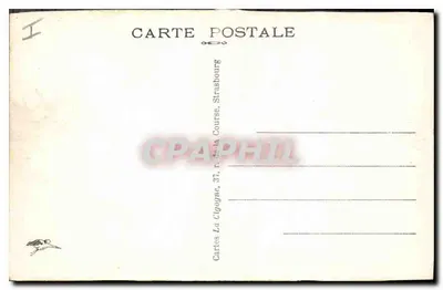 Mulhouse — O Hotel de Ville — editor La Cigogne, n° 5103 — Verso